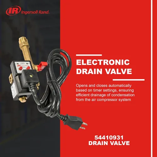 Vista 2 de Ingersoll Rand Edv200 1/4npt 110/120v Válvula de Drenaje Electrónica