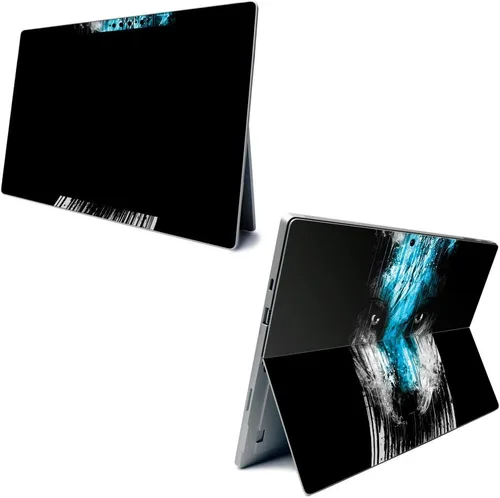 Vista 8 de MightySkins Skin para Microsoft Surface Pro 7 – Blue Reborn Funda protectora de vinilo duradera y única Fácil de aplicar, quitar y cambiar