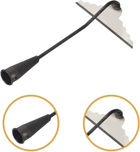 Vista 5 de Garden Hoe Head Manual Weeder Portable Labor Saving Hand Hoe Gardening Tool for Agriculture Farming, Digging, Loosening Soil