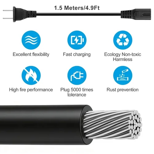 Vista 4 de inShareplus Fuente de alimentación de bajo voltaje de 6V, transformador, adaptador de corriente, 3A 18 vatios máximo, CA 100-240V a CC 6V