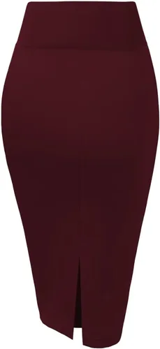 Vista 2 de Hybrid & Company Falda de tubo elástica TechnoScuba para mujer, fabricada en Estados Unidos