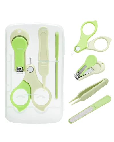 Vista 6 de babygoal babygoal 3NF01 - Lima de uñas para recién nacido, paquete de 3 unidades con una bolsa, vidrio flotante genuino checo, regalo para recién