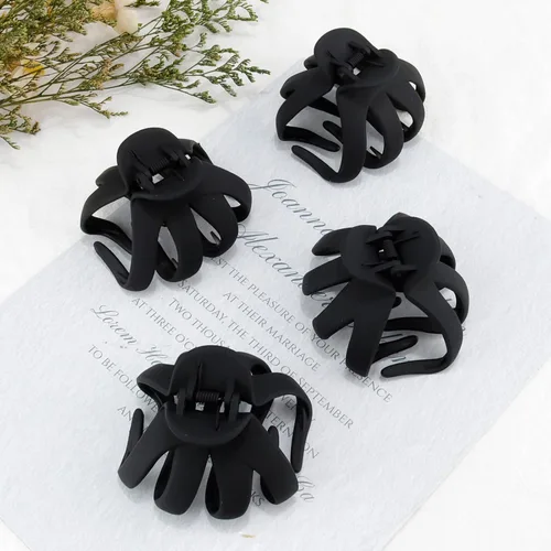 Vista 6 de COCIDE 4 pinzas para el cabello para mujer, clip de pulpo grande de acrílico, antideslizante, garra de araña grande para niñas, agarre fuerte, clip