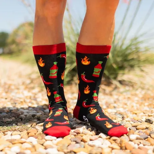 Vista 7 de Lavley Funny Socks For Men - Novelty Gifts For Sports Fans, Golfing, Pickleball, Weight Lifting, Racing and More