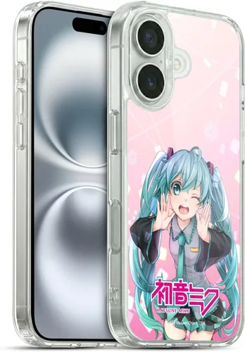 Vista 184 de Head Case Designs Licencia Oficial Hatsune Miku Gráficos Lindos Carcasa de Gel [Protección de Grado Militar] Compatible con Apple iPhone 7