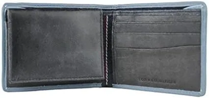 Vista 3 de Cartera de cuero para hombre con doble pasarela y valet de Tommy Hilfiger