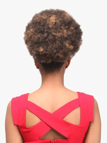 Vista 4 de Sensationnel Cola de caballo de pelo sintético Instant Pony Afro Kinky (1)