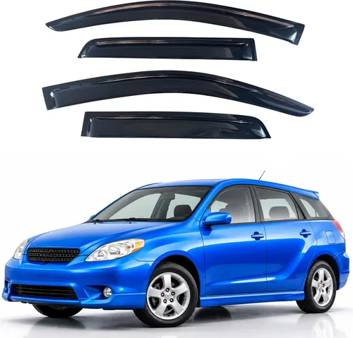 Vista 26 de Visera de ventana IG para Ford Focus Sedán y Hatchback 2012-2018, Protector de ventana lateral para lluvia y viento estilo Mugen, extra duradero