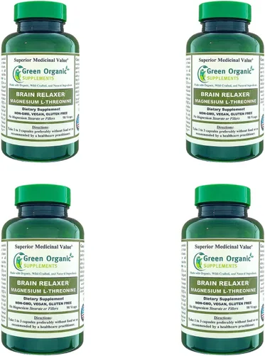 Vista 9 de Green Organic Supplements Magnesio L-treonina 90 VCaps