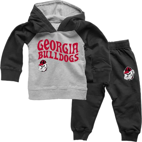 Vista 20 de Wes and Willy Conjunto de pantalón y sudadera con capucha universitaria para bebés y niños pequeños