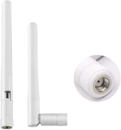 Vista 5 de Dual Band WiFi 2.4GHz 5GHz 5.8GHz 3dBi MIMO RP-SMA Antena macho para enrutador WiFi Repetidor Repetidor de señal Tarjeta de red inalámbrica