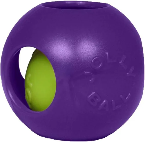 Vista 6 de Jolly Pets Teaser Ball - Juguete para perro, pequeño, 4.5 pulgadas, color azul