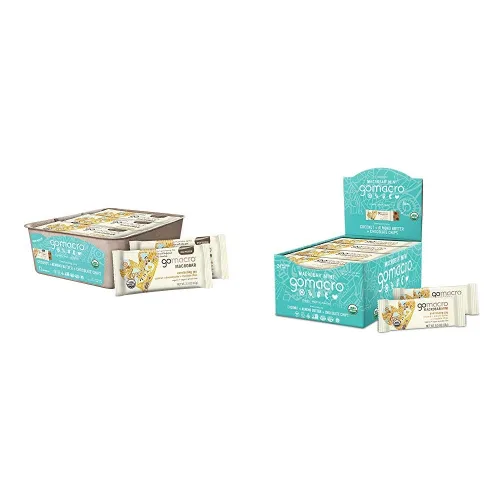 Vista 4 de GoMacro Kids MacroBar - Barras veganas orgánicas – Taza de mantequilla de maní y rollo de canela (barras de 0.90 onzas, 7 unidades) (paquete de 2)