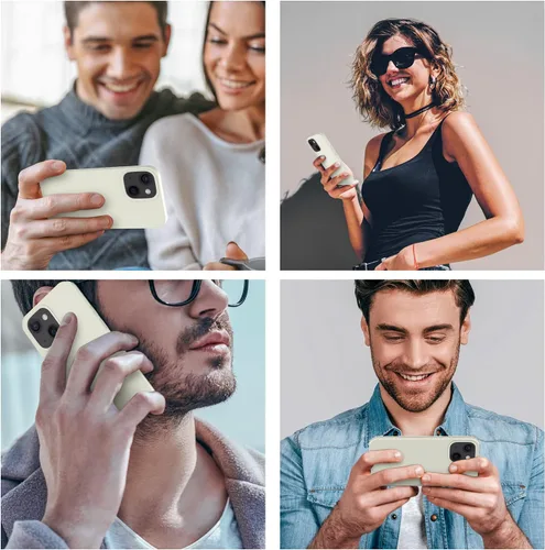 Vista 32 de Cordking Funda diseñada para iPhone 13, diseñada para iPhone 14, funda ultradelgada de silicona, funda protectora a prueba de golpes