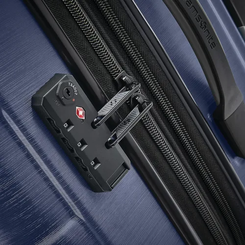 Vista 6 de Samsonite Centric 2 - Equipaje expandible con ruedas giratorias, Azul marino, Centric 2 - Equipaje expandible rígido con ruedas giratorias