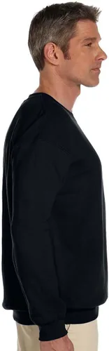 Vista 7 de Hanes Sudadera para hombre, sudadera de forro polar pesado, suéter de cuello redondo para hombre