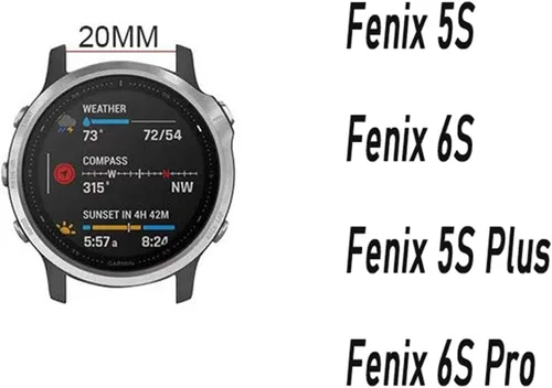 Vista 7 de Correa de reloj de liberación rápida pulsera de silicona para Garmin Fenix 5S 5X 5Plus 6S 6X 6 Pro oro rosa hebilla pulsera deportiva