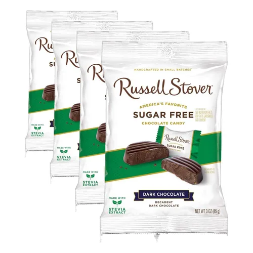 Vista 11 de Russell Stover Caramelos de coco sin azúcar, bolsa de 3 onzas