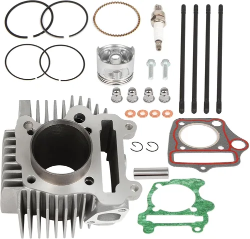 Vista 27 de ECCPP Kit de extremo superior de junta de pistón de cilindro 1987-2006 para Yamaha Banshee 350 YFZ 350 Nueva junta de anillo de pistón de cilindro