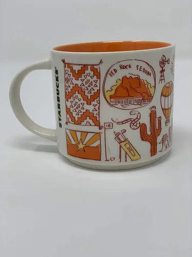Vista 3 de Starbucks Arizona Been There Series - Taza de café de cerámica, 14 onzas