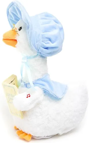 Vista 7 de Azul Madre Ganso peluche de Animated cb42860 recites 7 Historias Nursery Rhymes Button Activated, Premium Plush, Twinkling Music, Beak and Body