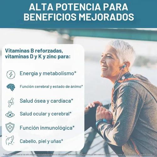 Vista 8 de Multivitamínico metilado Igennus para mujeres mayores de 50 años con calcio