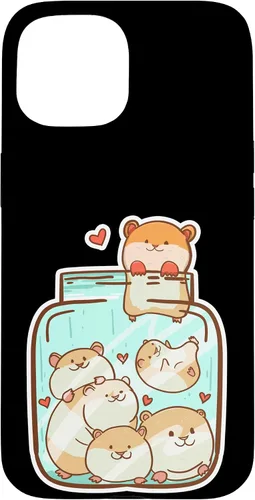 Vista 6 de Hamsters in a Jar Cute Animal Hammy Owner Pet Lover Gift Case for iPhone 17