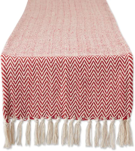 Vista 22 de DII Woven Basic - Camino de mesa Chevron de la colección de mesa, 15 x 72 pulgadas, gris