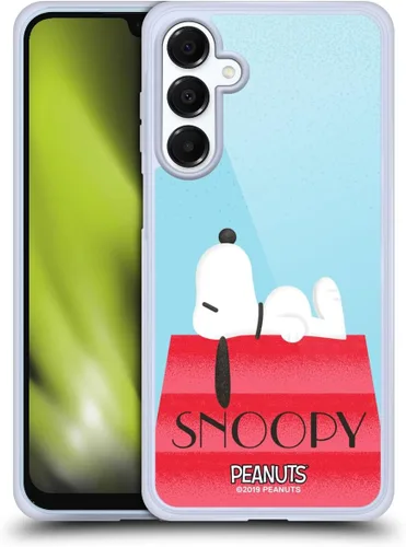 Vista 317 de Head Case Designs Snoopy Deco Dreams - Funda de gel con licencia oficial de Peanuts Blue Pattern [protección de grado militar] compatible con Google