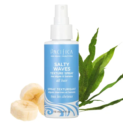 Vista 12 de Pacifica Salty Waves - Spray texturizante de sal marina, aroma a coco de 4 onzas, espray para el cabello Beachy Waves para textura y volumen