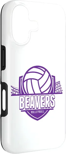 Vista 3 de Beavers Volleyball Back to School Spirit P Case for iPhone 17