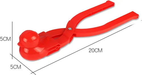 Vista 7 de Herramienta para hacer bolas de nieve con asa, clip para hacer bolas de nieve de pato de dibujos animados, juguetes perfectos para niños y adultos