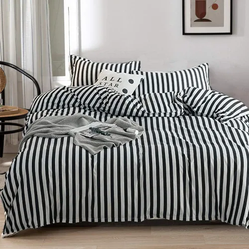 Vista 47 de Luxlovery Juego de edredón verde militar, juego de ropa de cama individual, minimalista, suave, transpirable y moderno, para todas las estaciones