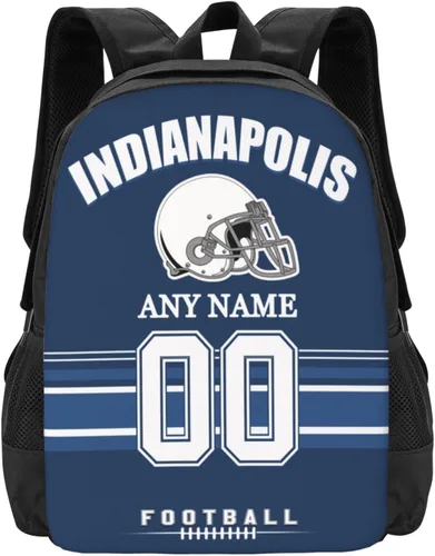 Vista 10 de Mochilas de encargo del deporte del fútbol, regalos personalizados modificados para requisitos particulares del bolso del viaje de la mochila