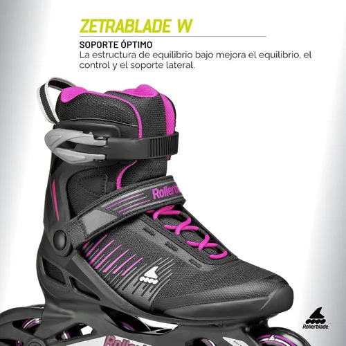 Vista 4 de Rollerblade Zetrablade Patines en línea para mujer adulta, patines en línea de rendimiento