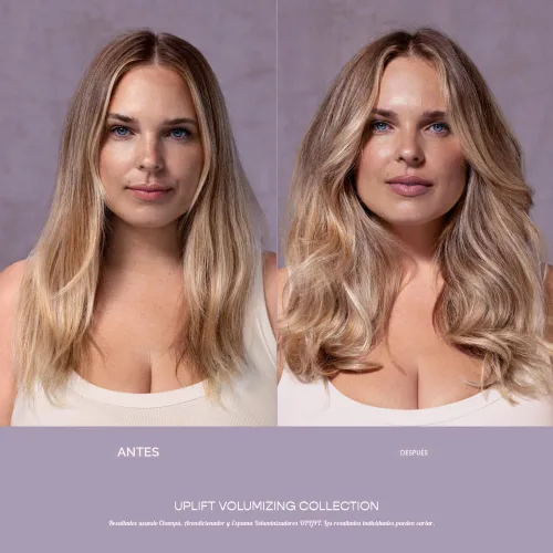 Vista 4 de VEGAMOUR UPLIFT Champú voluminizador para cabello fino, plano y adelgazante, proporciona volumen y resiste la humedad, fórmula no pegajosa, cabello