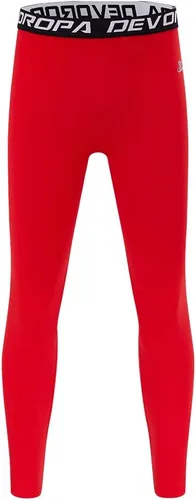 Vista 2 de DEVOROPA Leggings de compresión para niños y jóvenes, mallas deportivas con forro polar térmico