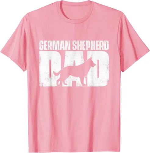 Vista 96 de Camiseta de pastor alemán para el día del padre del dueño de perros caninos, Negro