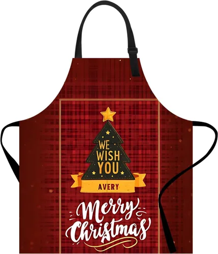 Vista 33 de Delantal de cocina para el hogar, cocina, horneado, jardinería, para mujeres y hombres, con bolsillos, delantal impermeable, 32 x 28 pulgadas