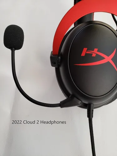Vista 4 de TNE Paquete de 2 micrófonos de repuesto para juego de 2 versión con cable Kingston HyperX Cloud 2 II Cloud Core Cloud Pro CloudX PS4 Xbox One