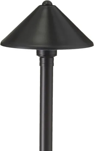 Vista 7 de VOLT Paquete de 15 luces de camino de latón macizo de 12 V (pantalla de 7 pulgadas, 25 pulgadas de alto) para iluminación de paisaje de bajo voltaje