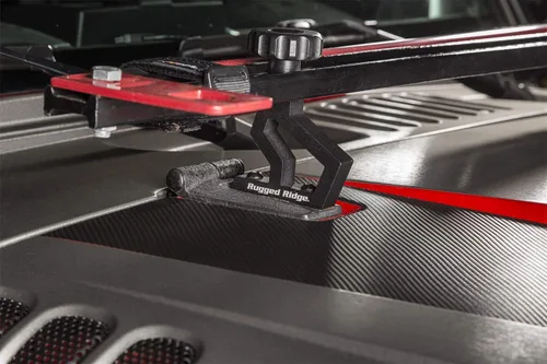 Vista 7 de Rugged Ridge 11586.04 Soporte de montaje de gato; Jeep Wrangler JK 07-18