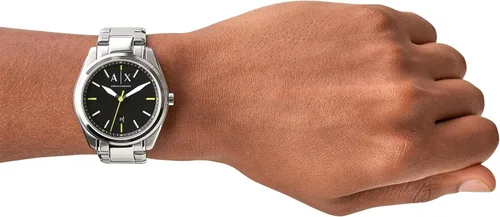 Vista 4 de Armani Exchange - Reloj cronógrafo de acero inoxidable para hombre