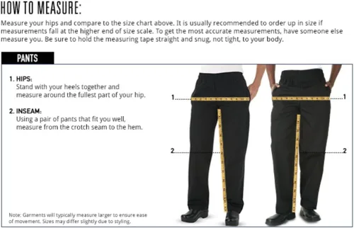 Vista 4 de Industry Line - Pantalón de chef para mujer (2 colores, XS-3X)