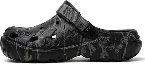 Vista 2 de Zuecos deportivos para hombre, sandalias deportivas al aire libre, zapatos de playa, zapatos de playa para interiores y exteriores, pantuflas