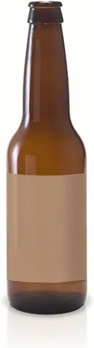 Vista 4 de 30 etiquetas imprimibles de Kraft para botellas de cerveza grandes, 4 x 3 pulgadas