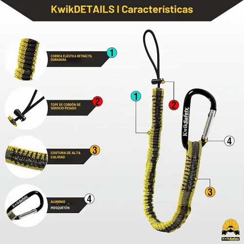 Vista 3 de KwikSafety SUPERCELL Safety Harness ANSI OSHA Fall Protection Gear Estándar