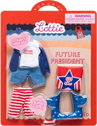 Vista 8 de Lottie, conjunto de disfraz de mago para muñeca con capa, sombrero y accesorios