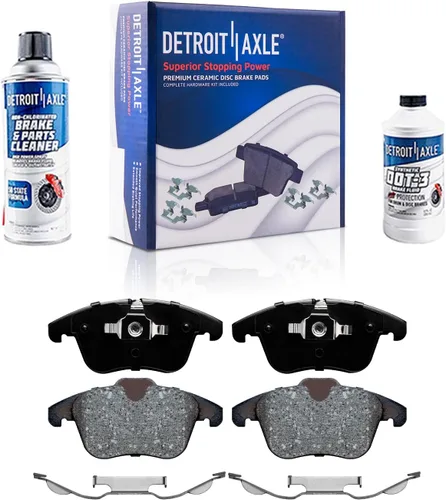 Vista 70 de Detroit Axle - Pastillas de freno traseras para Toyota Prius 2012-2015 Prius Plug-In 2017-2018 Corolla iM 2016 Sion iM 2011-2017 Lexus CT200h