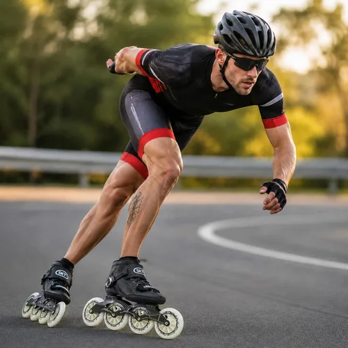 Vista 6 de Patines de velocidad en línea para adultos para mujeres y hombres, patines profesionales de fitness, patines de carreras de alto rendimiento